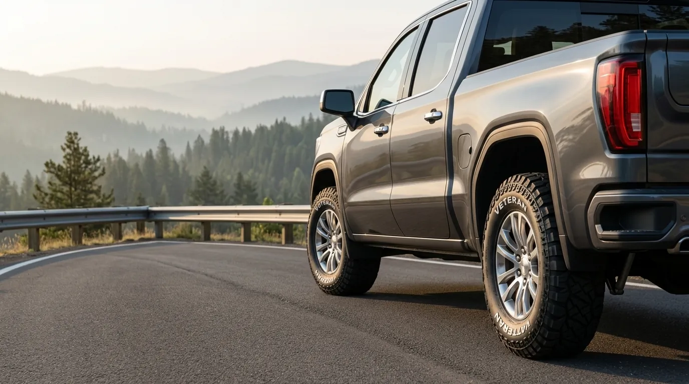 Veteran Battlefields XT tires on paved highway